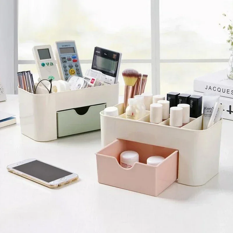 Jewelry Making Organizer - Double Layer Plastic Makeup Organizers Storage