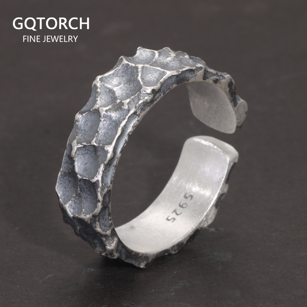 Jewelry Making Hammer - Real 925 Sterling Silver Mens Rings