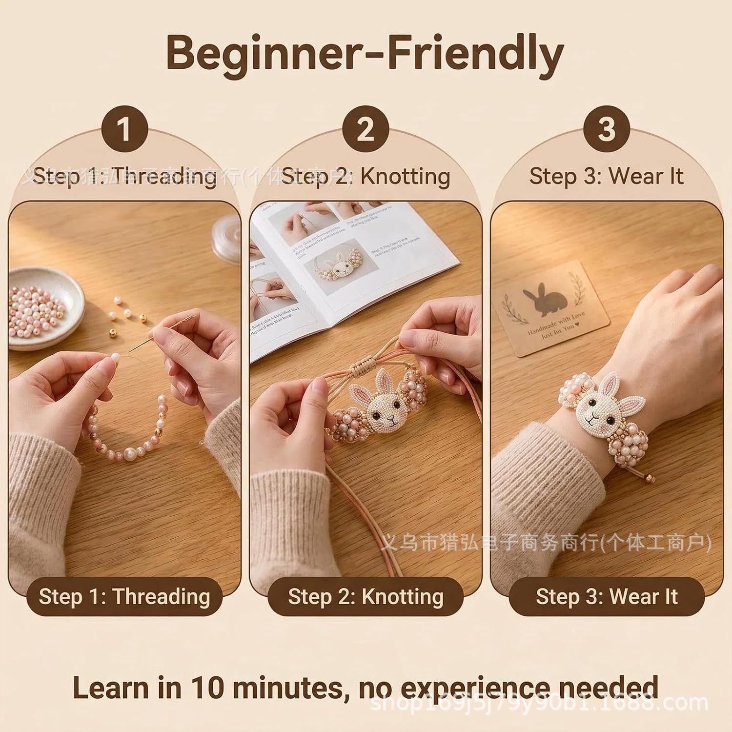 Jewelry Making For Beginners - DIY Dachshund Bracelet Making Kit Beaded