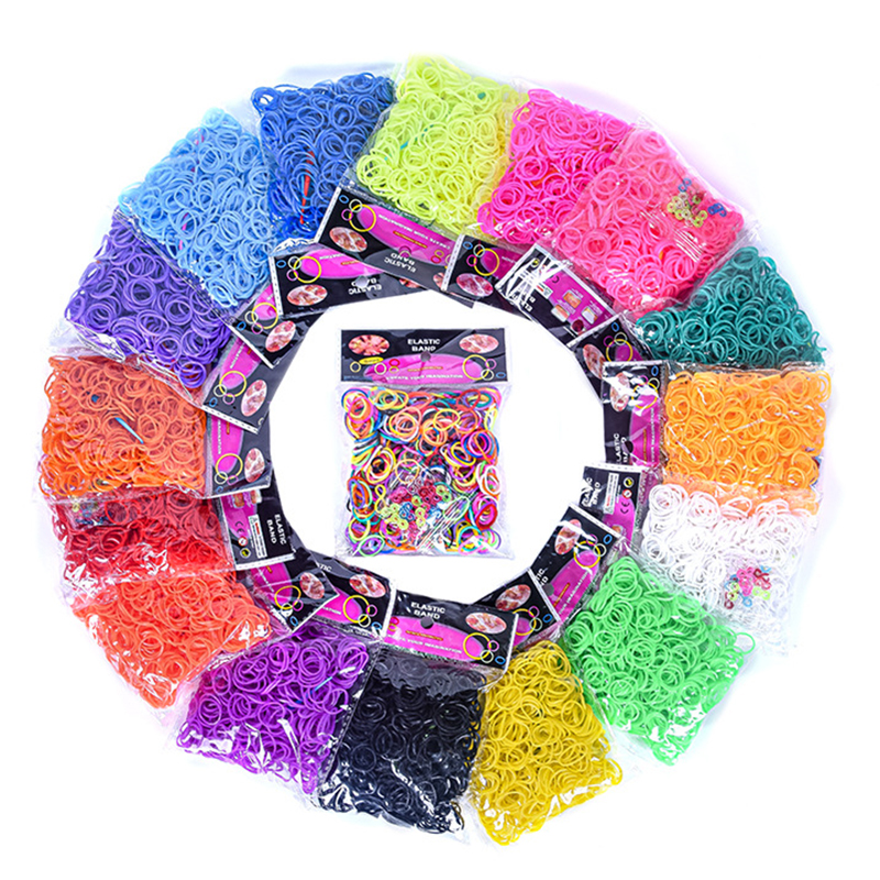 Jewelry Making Tutorial - 600 pieces Colorful Rubber Band Bracelet