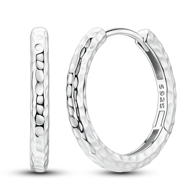 Jewelry Making Hammer - 925 Sterling Silver Earrings Women Sparkling