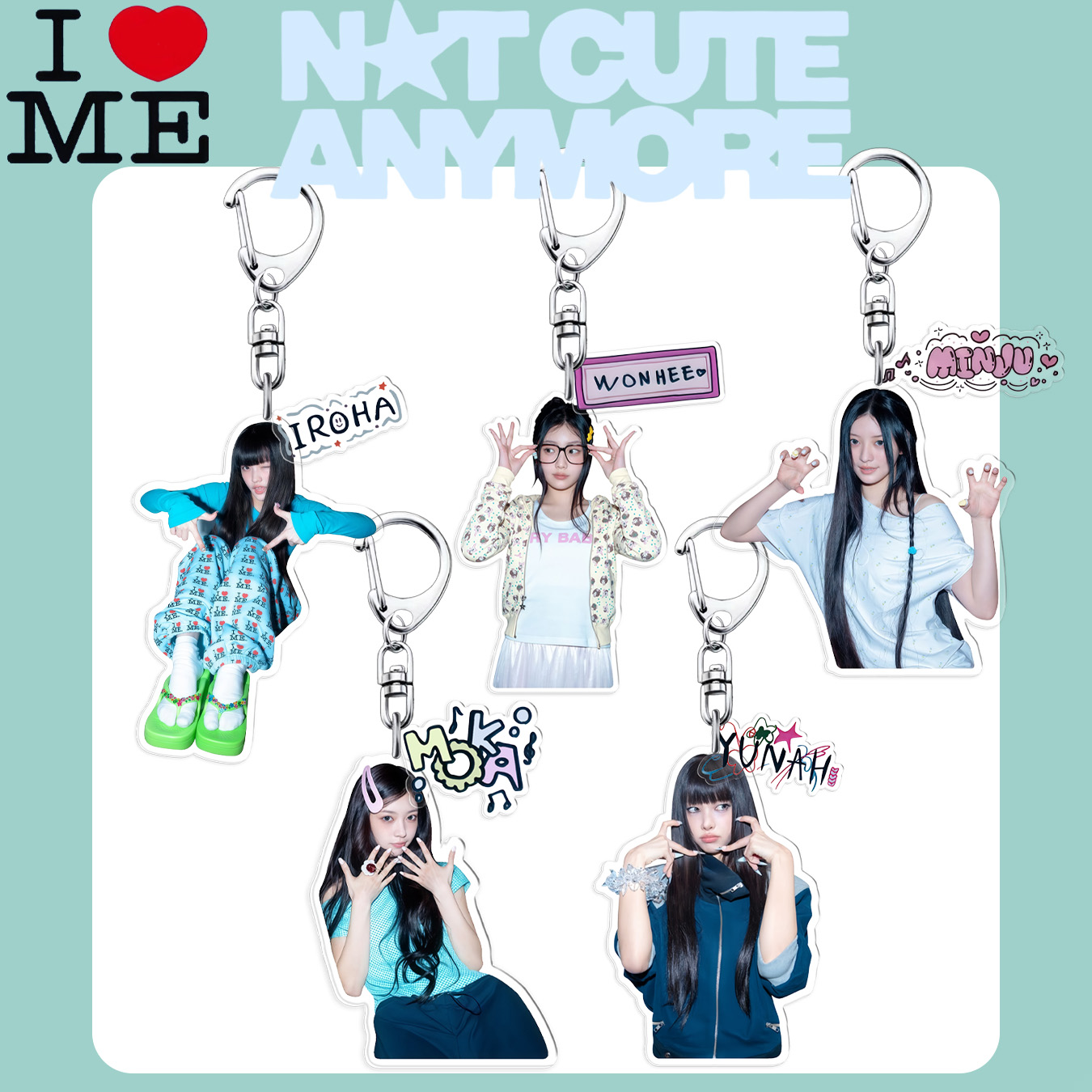 Jewelry Making Party - Illit Keychain, Wonhee, Iroha, Yunah, Moka,