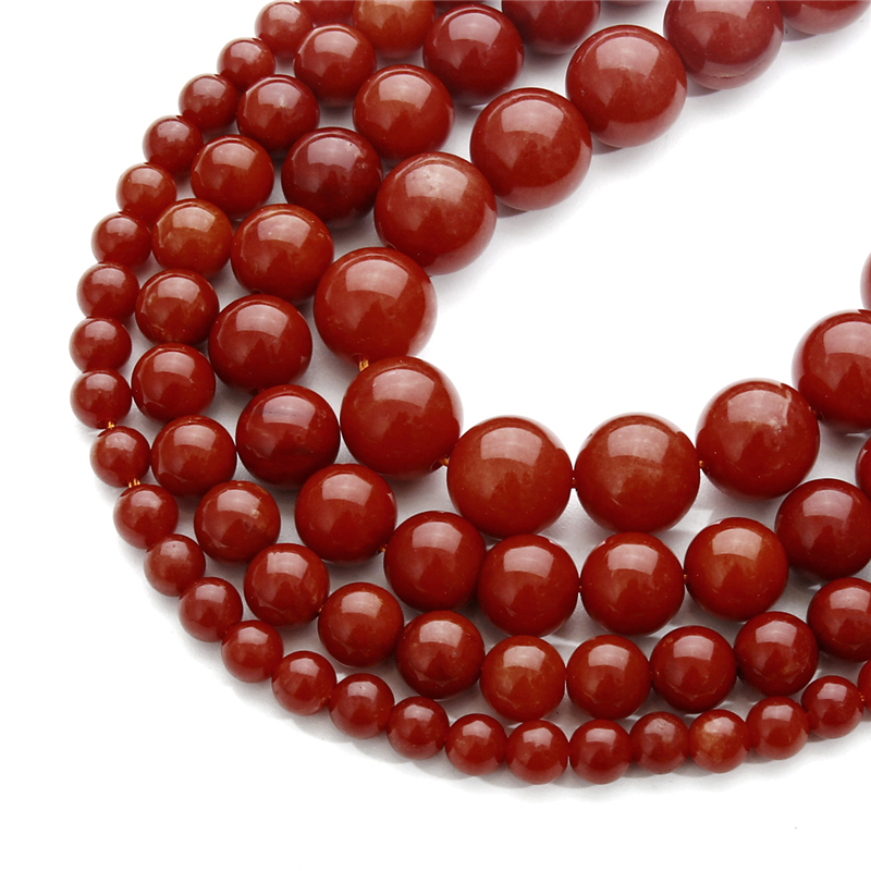 1 Strand Red Carnelian Agate N – Jewelry Making With Stones recenzja i cena