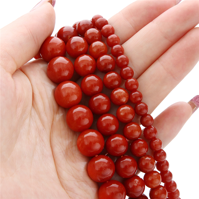 1 Strand Red Carnelian Agate N – Jewelry Making With Stones recenzja i cena