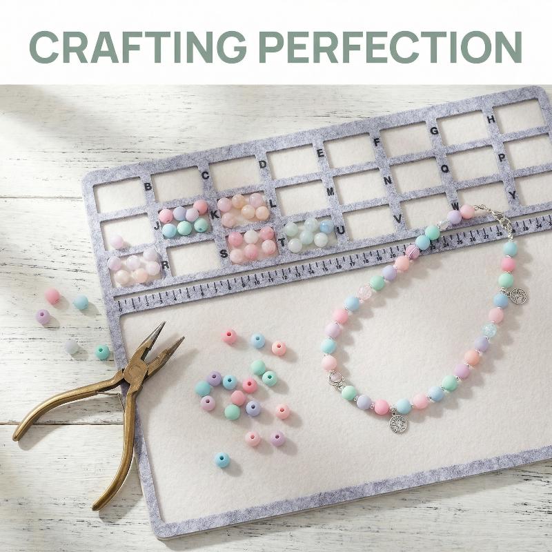 Felt Beading Mat Rectangle Fel – Jewelry Making Board recenzja i cena