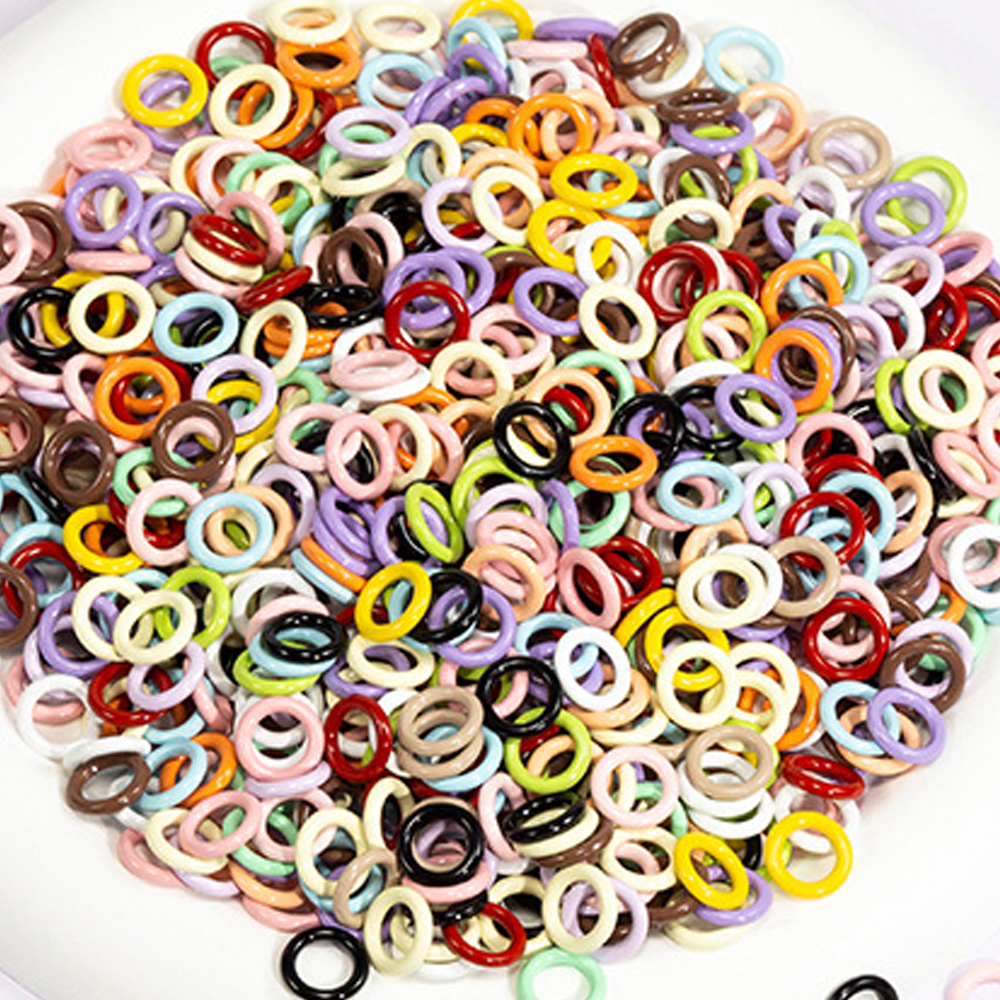 50pcs 9mm Mix Color Soldered C – Jump Ring Assorted recenzja i cena