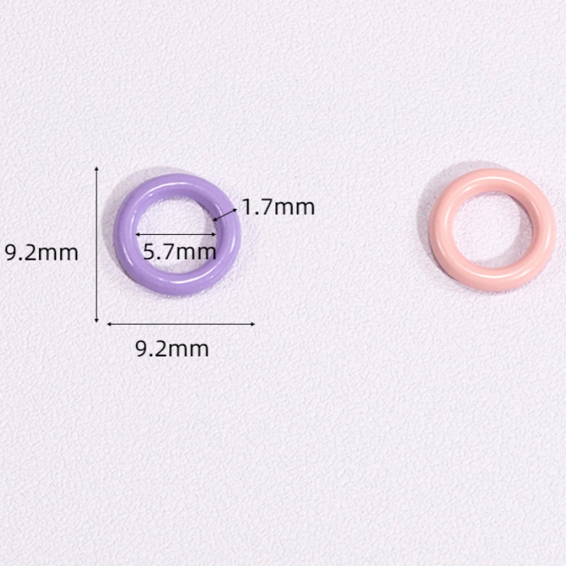 50pcs 9mm Mix Color Soldered C – Jump Ring Assorted recenzja i cena