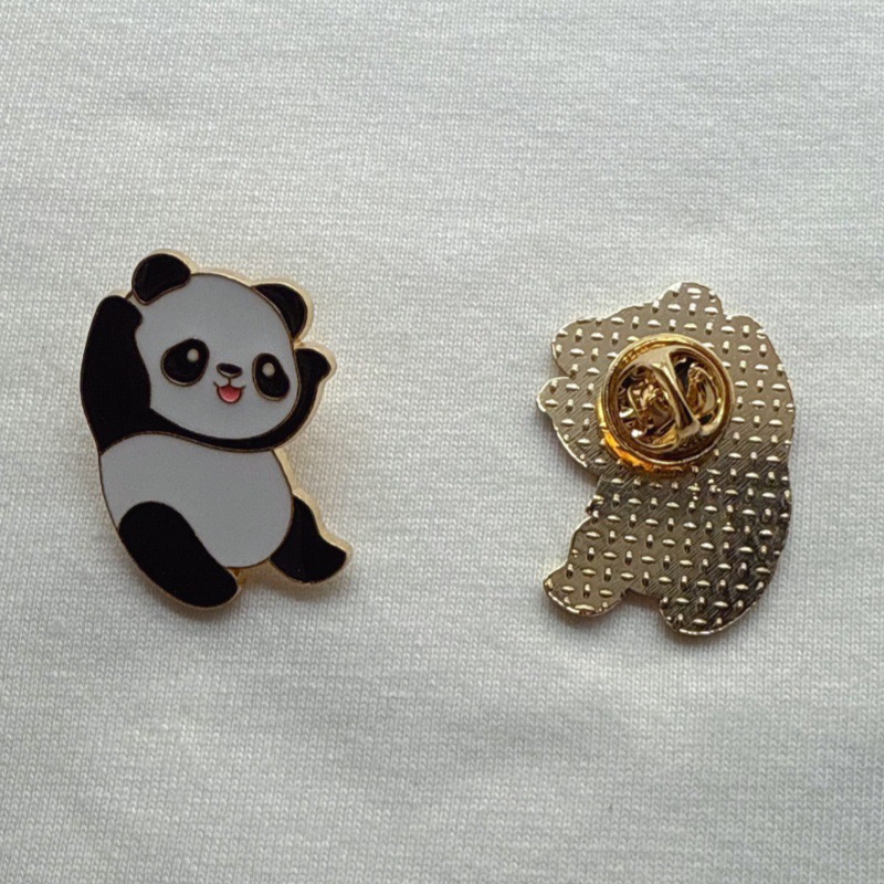 6pcs Cartoon China Panda Badge – Jewelry Making Party recenzja i cena