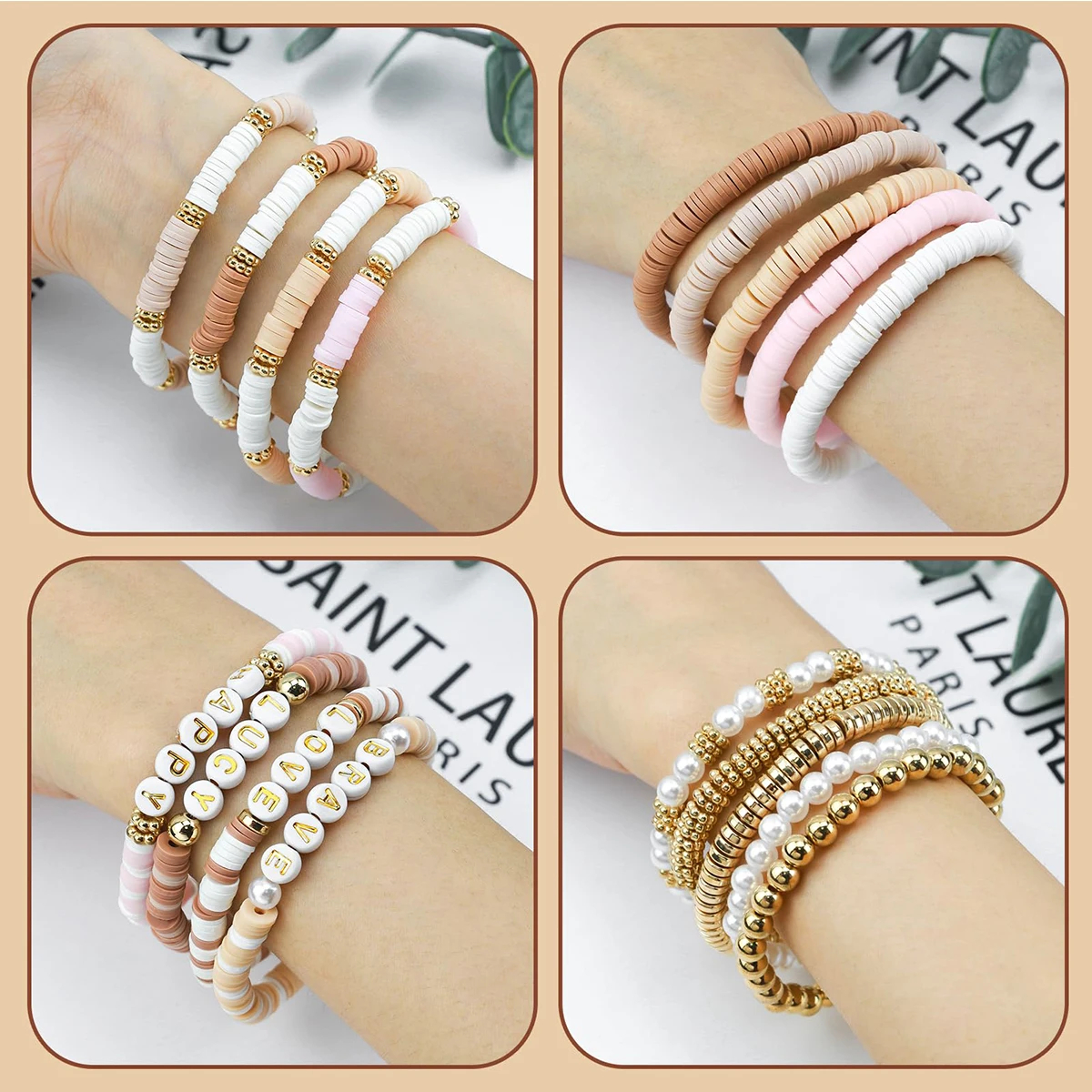 1970pcs light pink clay bead s – Jewelry Making Tutorial recenzja i cena