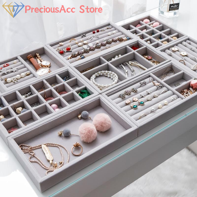 Velvet Jewelry Tray Display Ca – Jewelry Making Organizer recenzja i cena