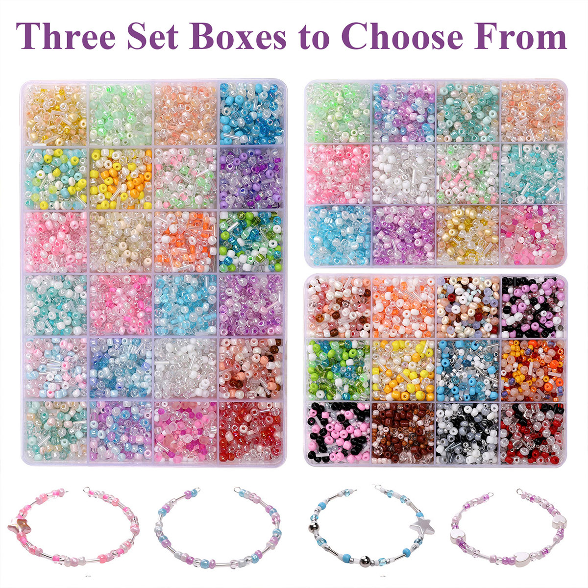 24 Grid Mixed Size Glass Seed  – Jewelry Making Tutorial recenzja i cena