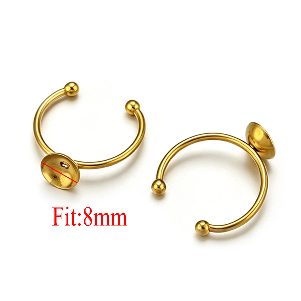10pcs Stainless Steel Round Ad – Jewelry Making With Stones recenzja i cena