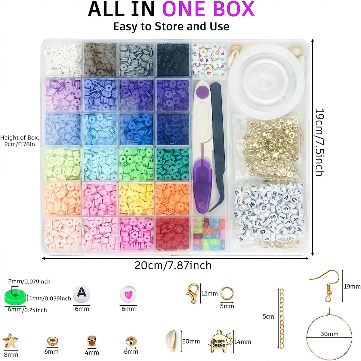 6000 Pcs 24 Colors Flat Round  – Jewelry Making Tutorial recenzja i cena