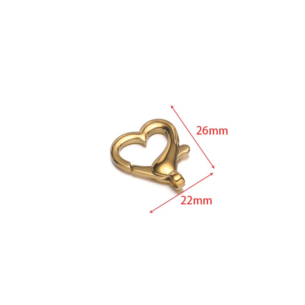2Pcs PVD Gold Stainless Steel  – Jewelry Making Metal Supplies recenzja i cena