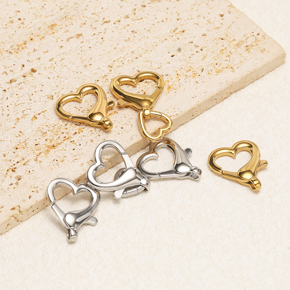 2Pcs PVD Gold Stainless Steel  – Jewelry Making Metal Supplies recenzja i cena
