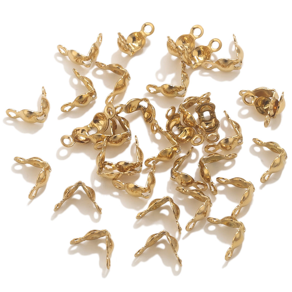 50pcs PVD Gold Plated Stainles – Jewelry Making Material recenzja i cena