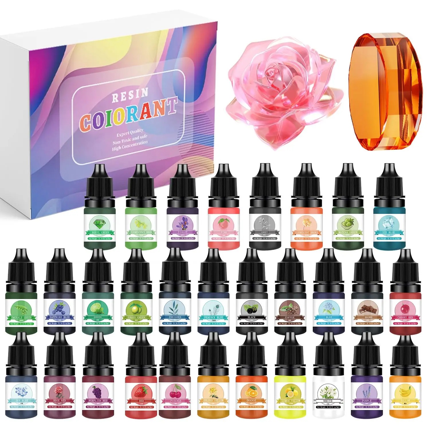 30Colors 5ml Epoxy Resin Pigme – Jewelry Making Tutorial recenzja i cena
