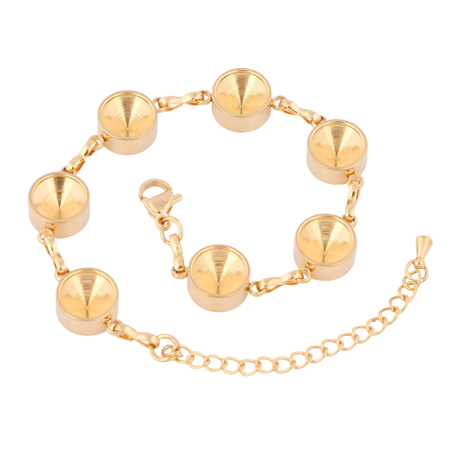 2pcs Stainless Steel Gold Plat – Jewelry Making With Stones recenzja i cena