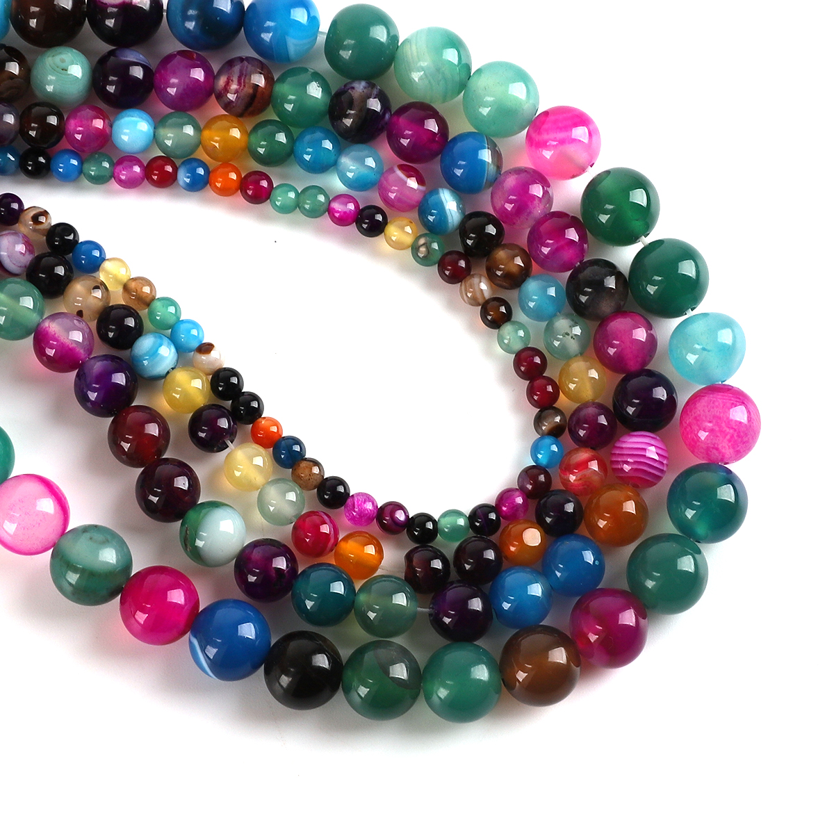Natural Agate Stone Beads Colo – Jewelry Making With Stones recenzja i cena