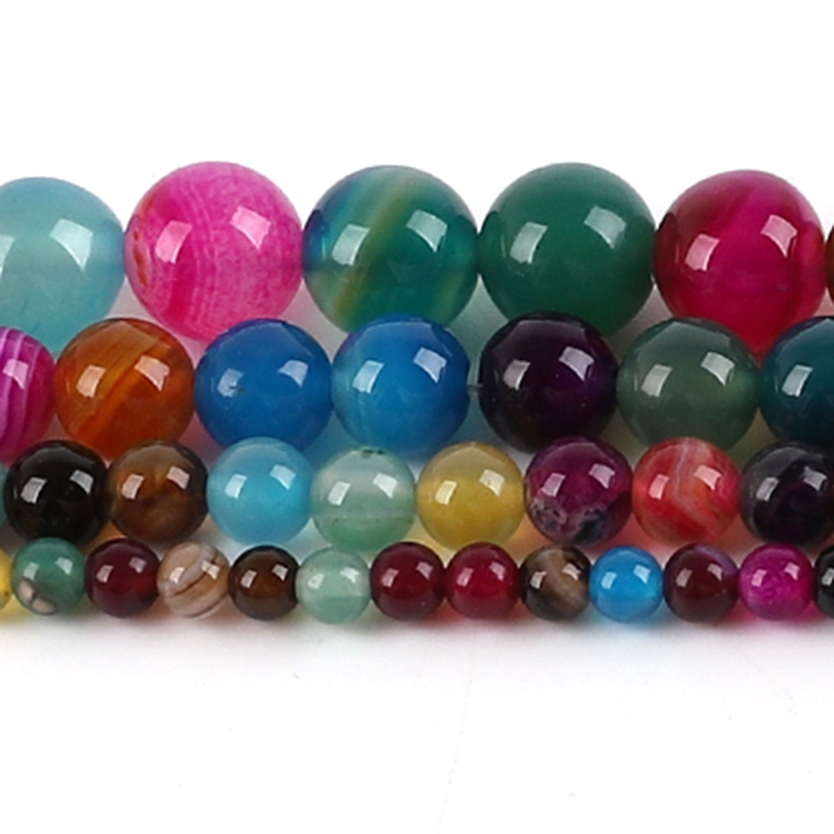 Natural Agate Stone Beads Colo – Jewelry Making With Stones recenzja i cena