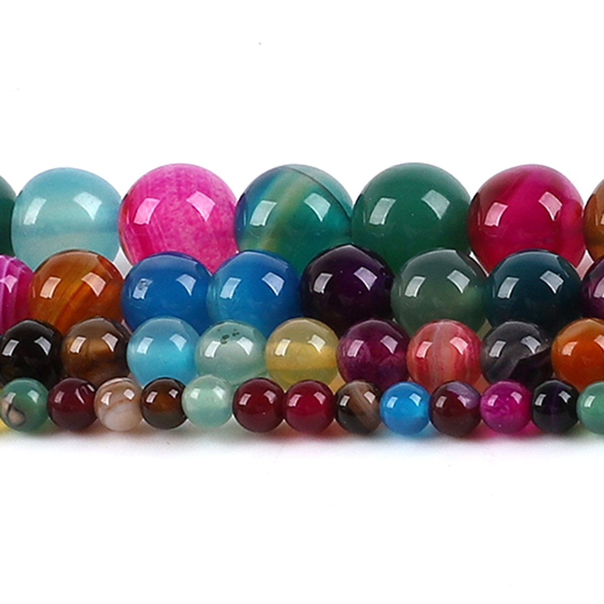 Natural Agate Stone Beads Colo – Jewelry Making With Stones recenzja i cena