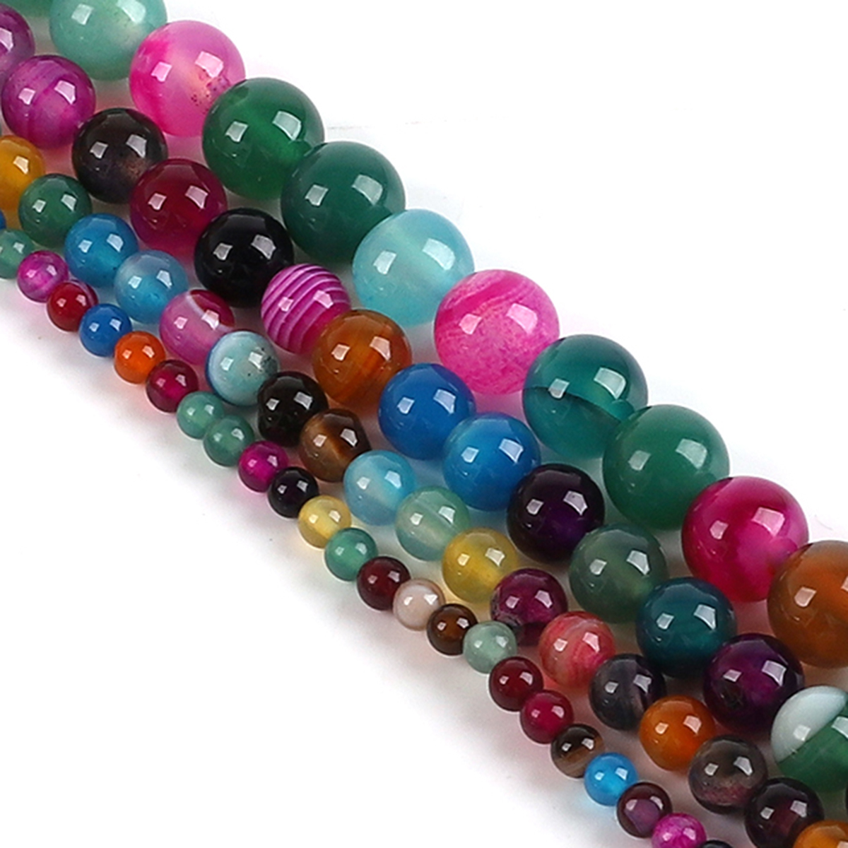 Natural Agate Stone Beads Colo – Jewelry Making With Stones recenzja i cena