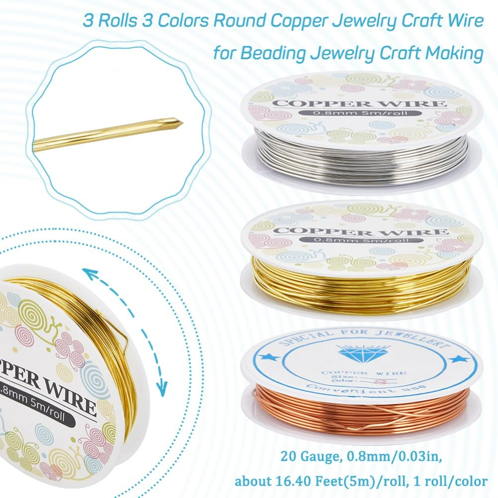 12.8M Copper Jewelry Wire 0.8m – Jewelry Making Tutorial recenzja i cena