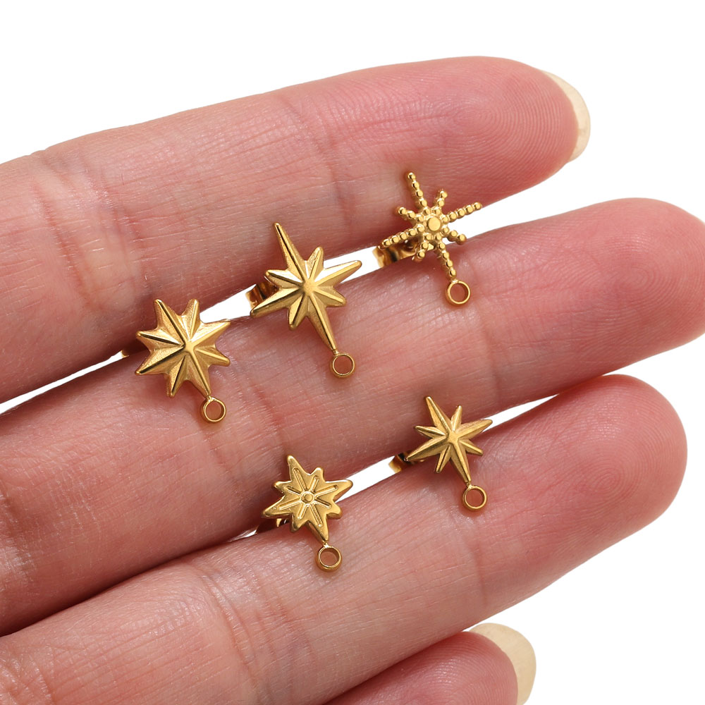 6pcs Stainless Steel Star Earr – Jewelry Making Tutorial recenzja i cena
