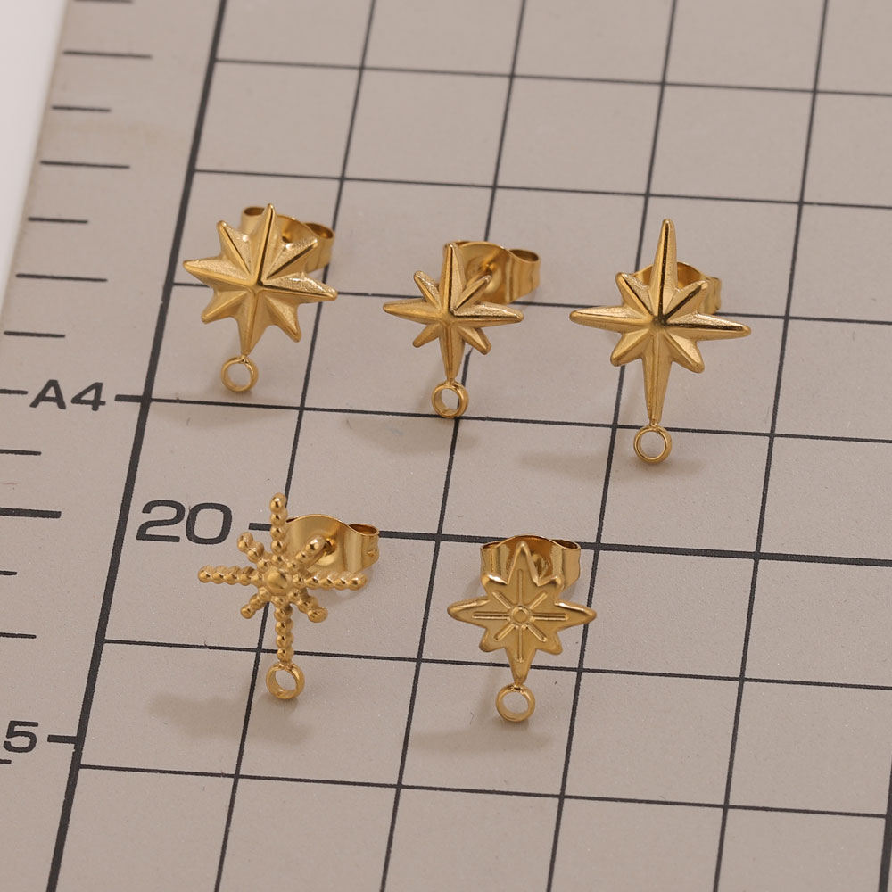 6pcs Stainless Steel Star Earr – Jewelry Making Tutorial recenzja i cena