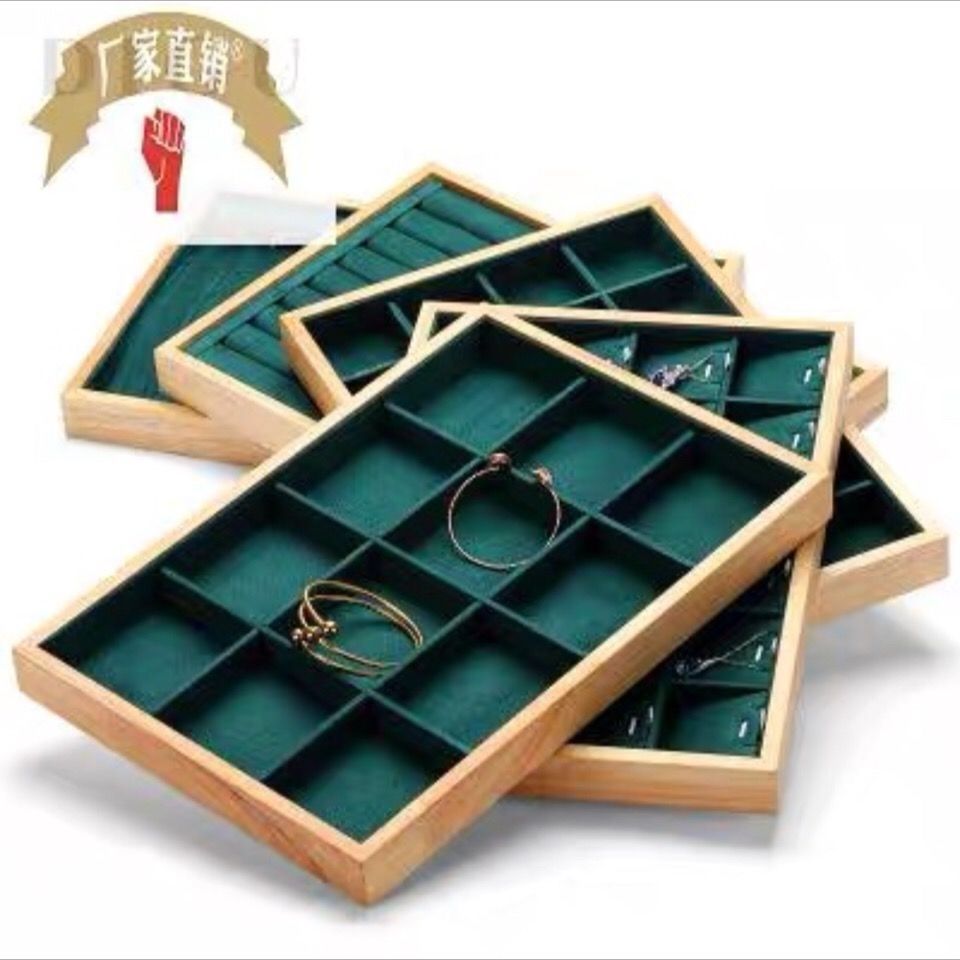 Dark Green Velvet Bamboo Jewel – Jewelry Making Organizer recenzja i cena