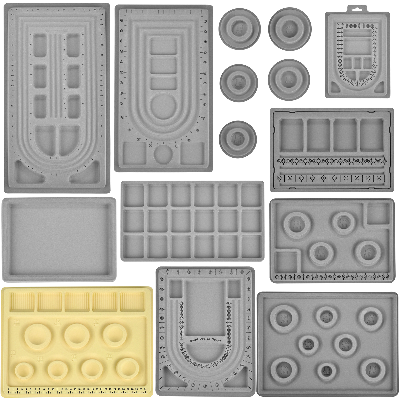 Flocked Bead Board Bracelet Ne – Jewelry Making Organizer recenzja i cena