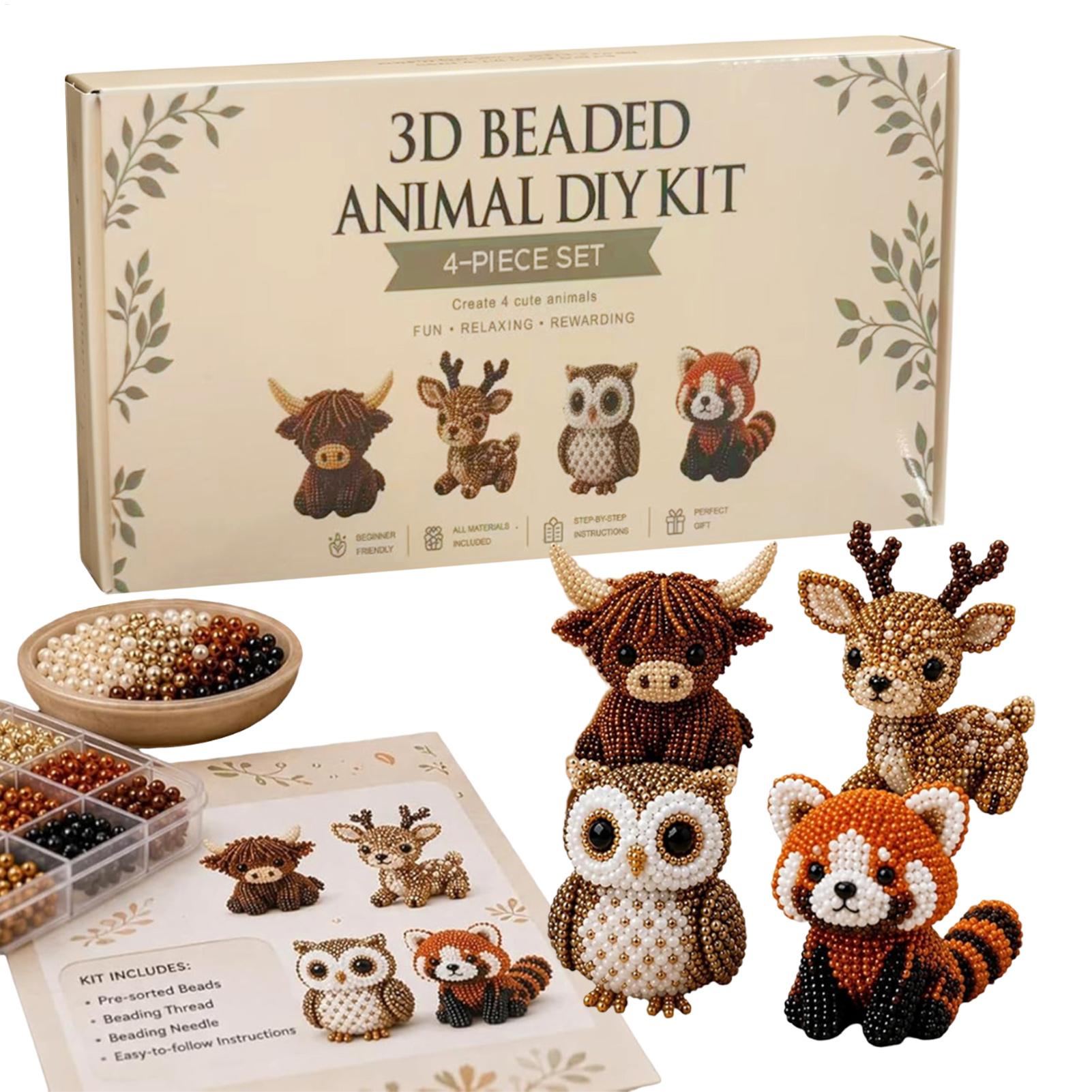 DIY 3D Beaded Animal Kit Handm – Jewelry Making For Beginners recenzja i cena