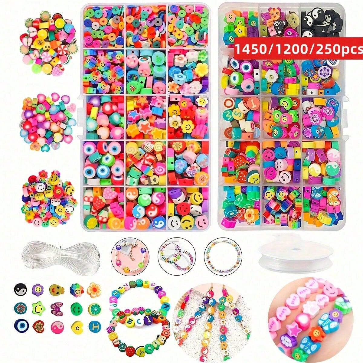 1450/1200/250pcs Polymer Clay  – Jewelry Making Organizer recenzja i cena
