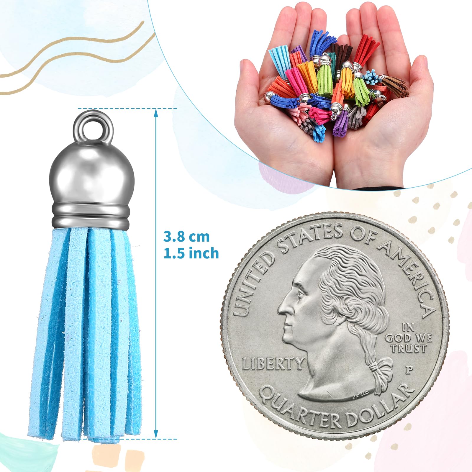 10/20/60 Pcs Mini Tassels Faux – Jewelry Making Tutorial recenzja i cena