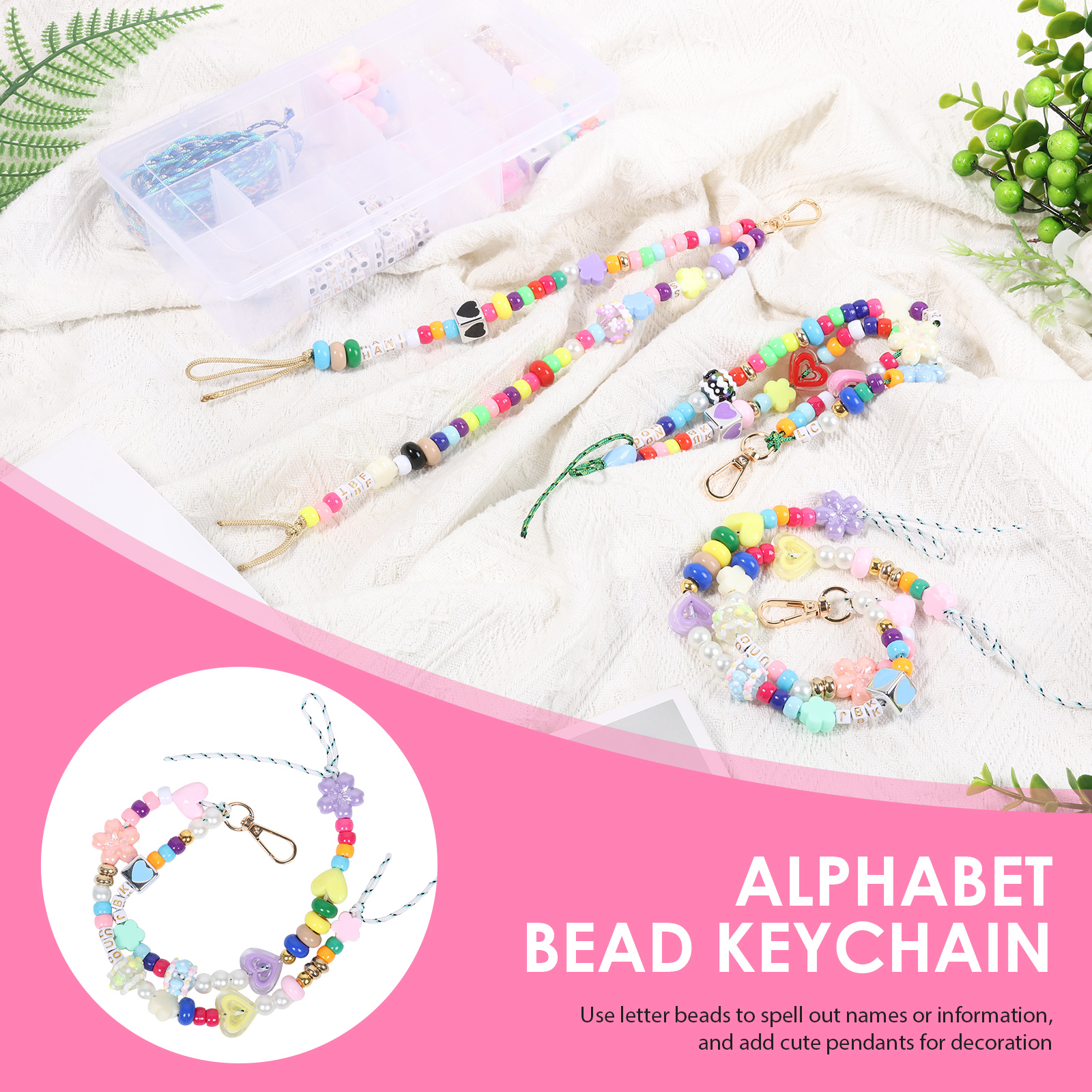 421PCS Beaded Keychain Making  – Jewelry Making Tutorial recenzja i cena