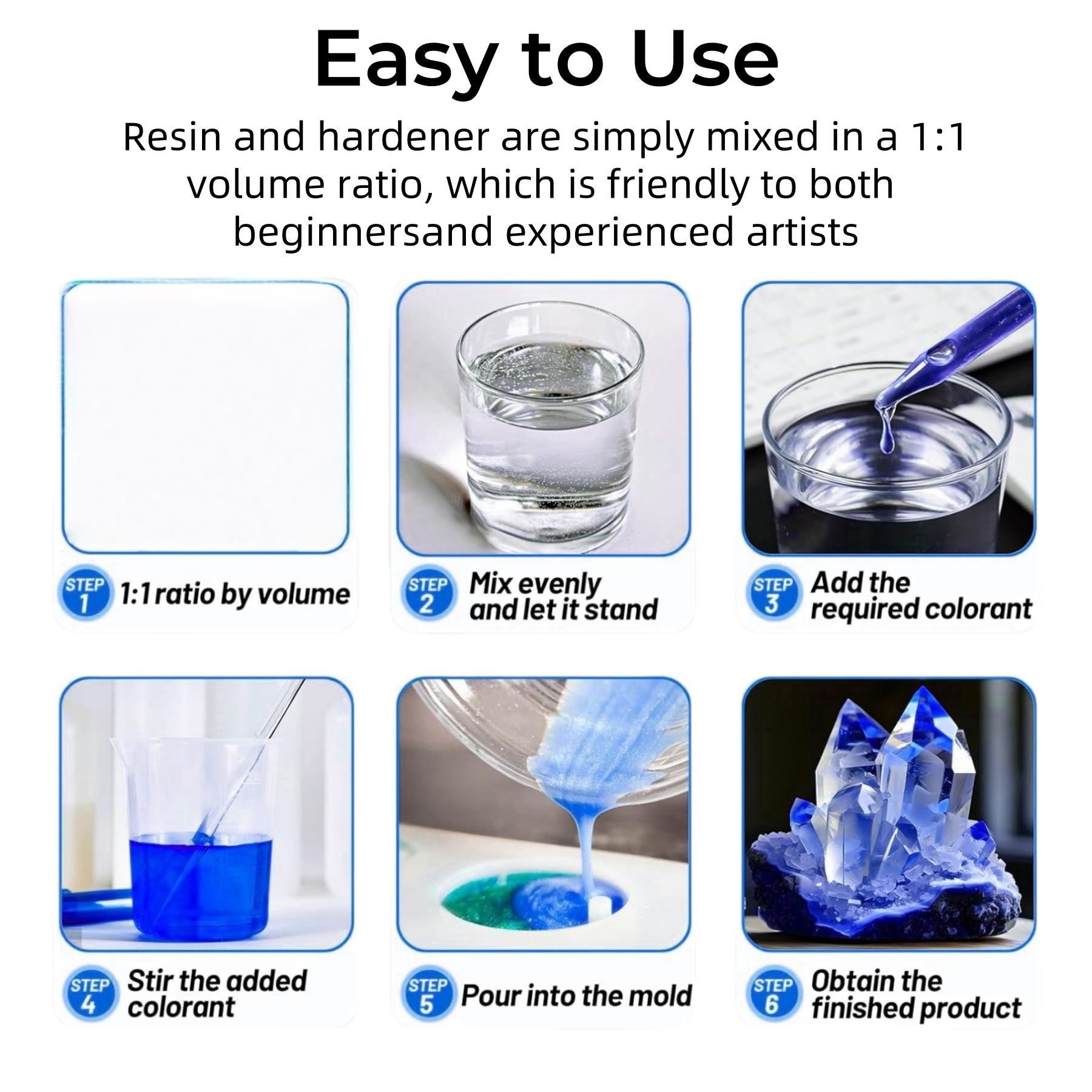 1:1 Crystal Clear Epoxy Resin  – Jewelry Making Tutorial recenzja i cena
