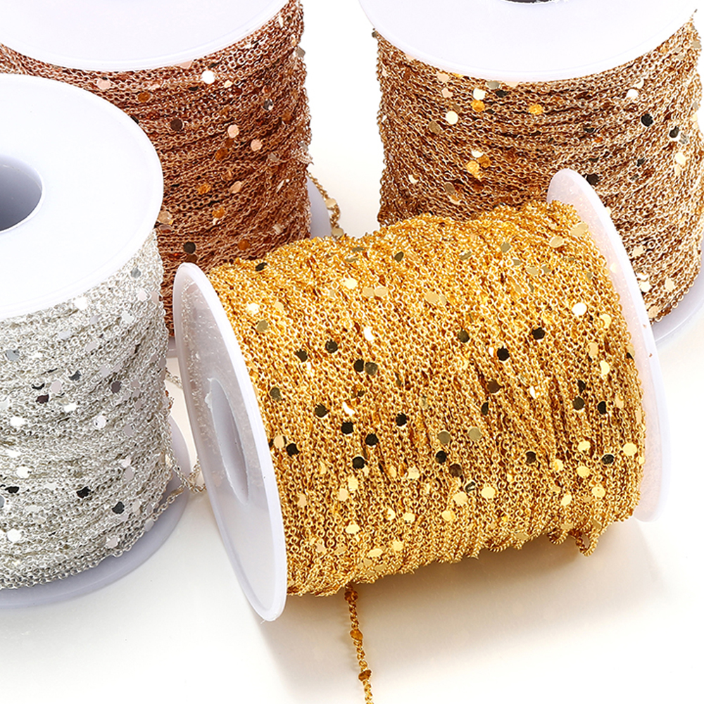 10Meters/Roll Sequins Chain Go – Chain Roll Cable recenzja i cena