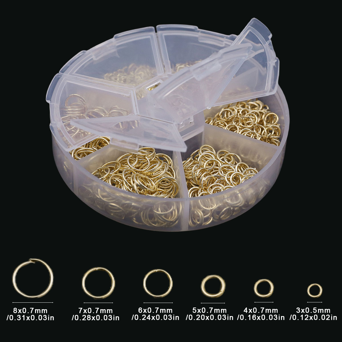 1set Mixed Sizes Open Jump Rin – Jump Ring Assorted recenzja i cena