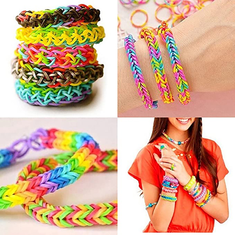 600 pieces Colorful Rubber Ban – Jewelry Making Tutorial recenzja i cena