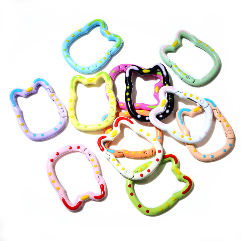 10pcs Random Colors Mix Heart  – Jump Ring Assorted recenzja i cena