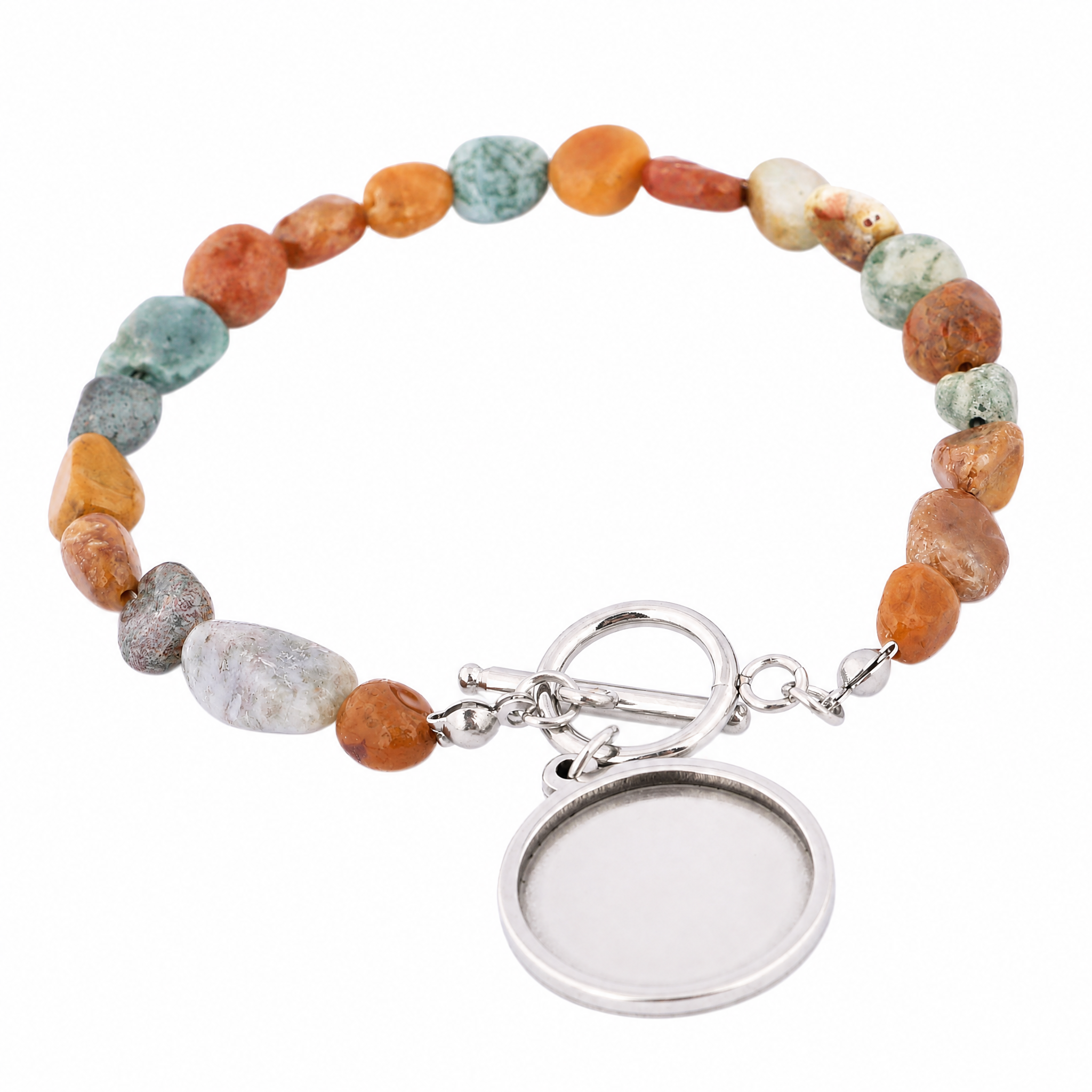 2pcs Natural Stone Beaded Brac – Jewelry Making With Stones recenzja i cena
