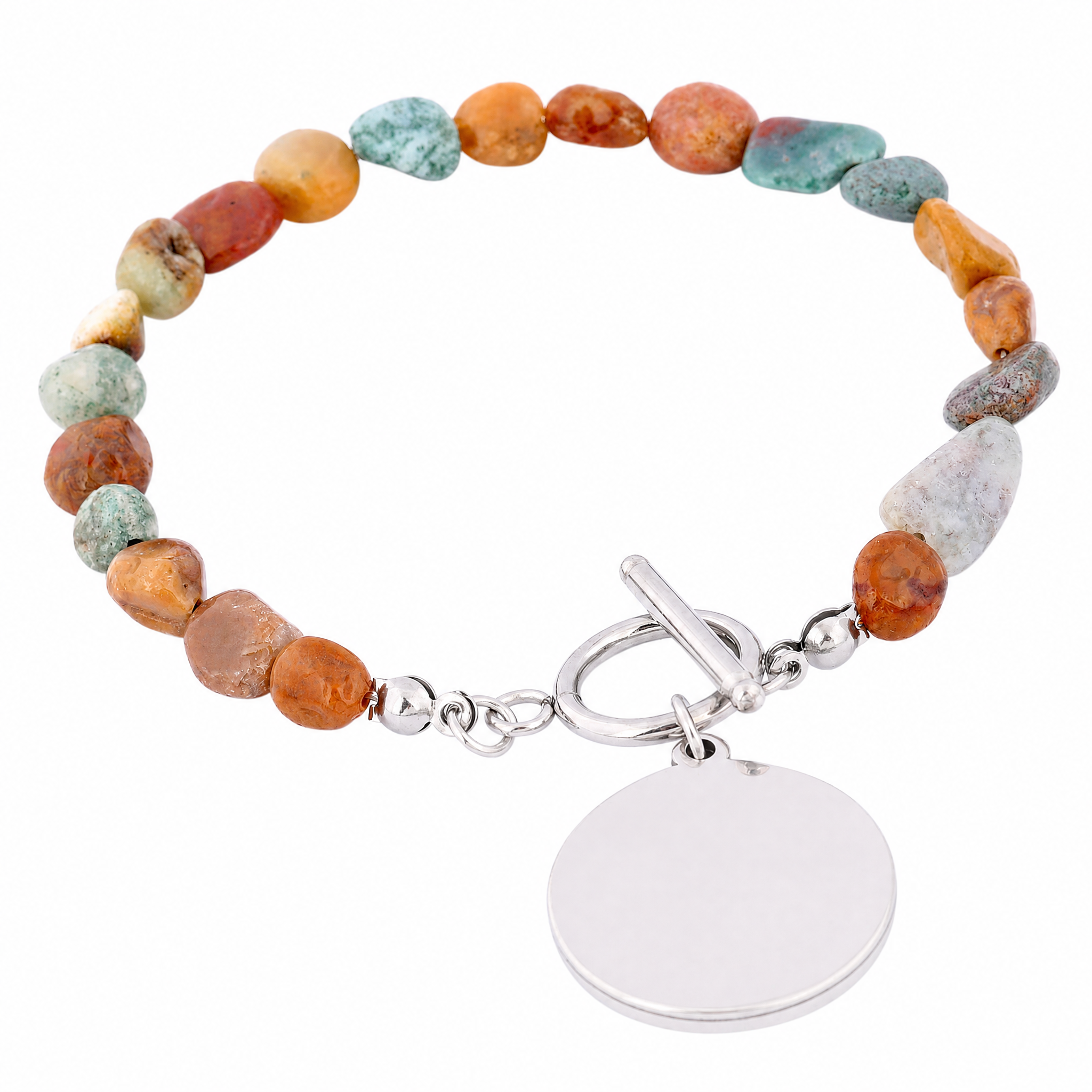 2pcs Natural Stone Beaded Brac – Jewelry Making With Stones recenzja i cena