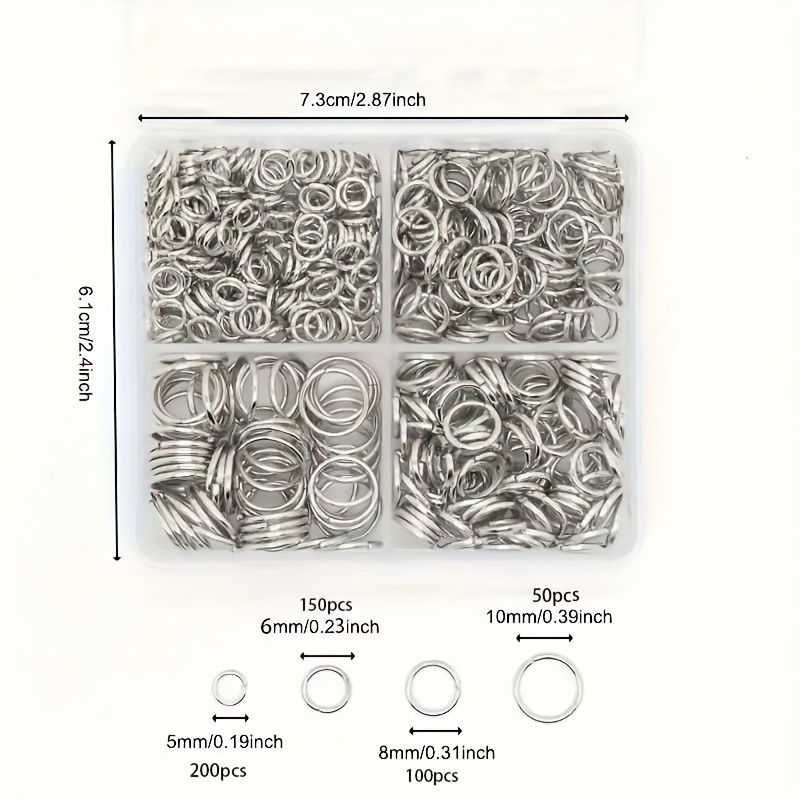 500Pcs Mixed Open Jump Rings S – Jump Ring Assorted recenzja i cena