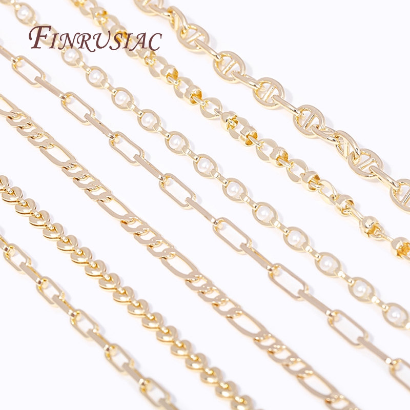 Multi-types 14K Gold Plated Me – Chain Roll Cable recenzja i cena