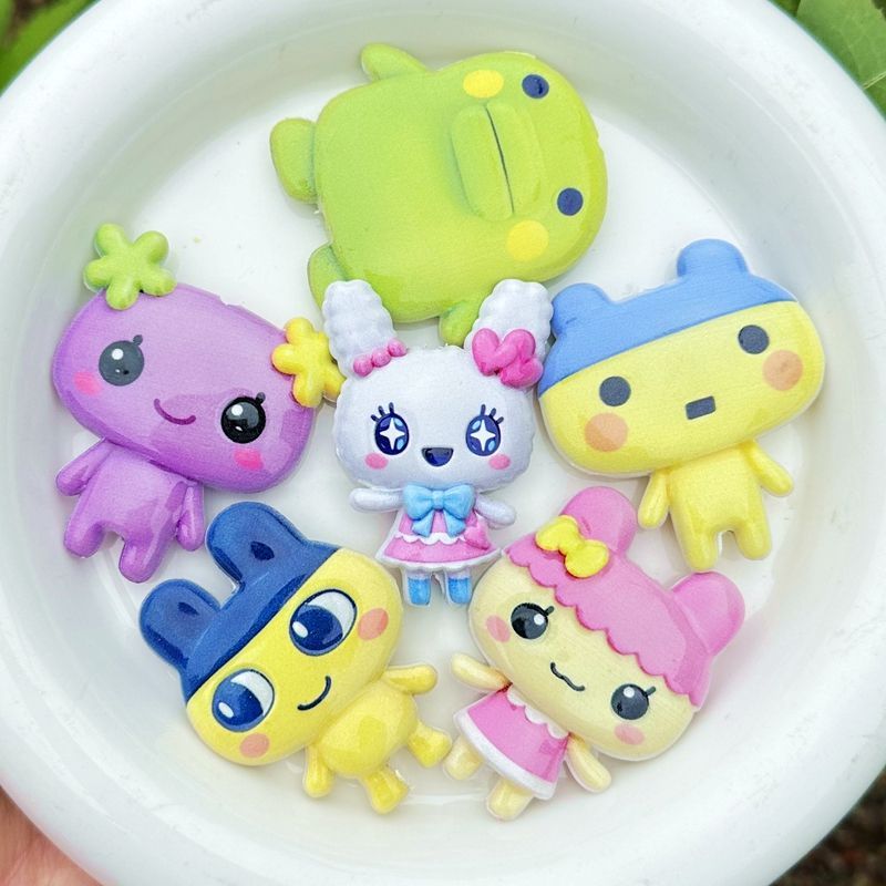 45mm Cartoon Tamagotchi double – Jewelry Making Material recenzja i cena