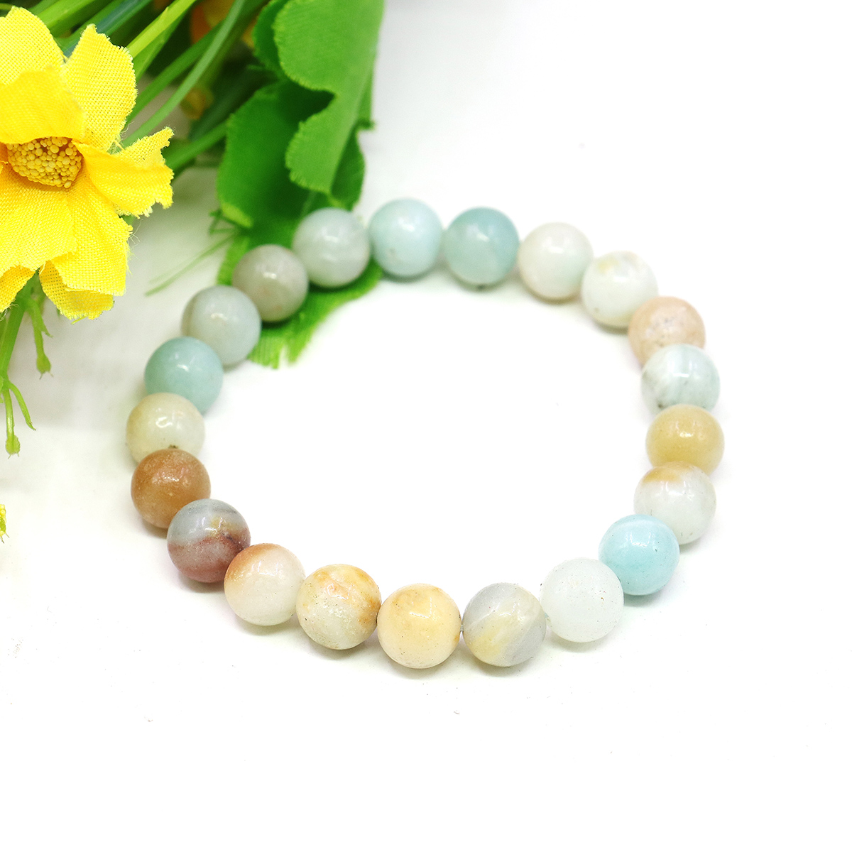 8mm Natural Round Blue Amazon  – Jewelry Making Amazon recenzja i cena