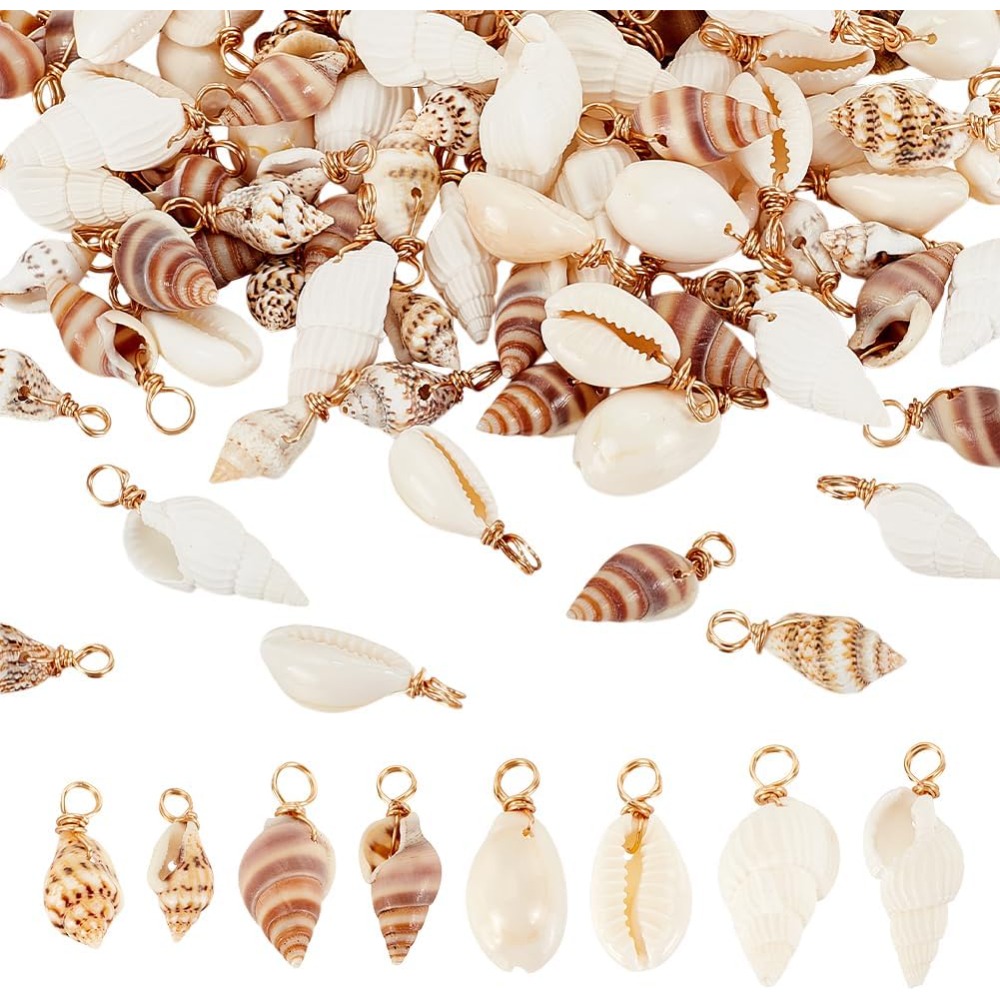 100pcs 4 Styles Natural Shell  – Jewelry Making Tutorial recenzja i cena
