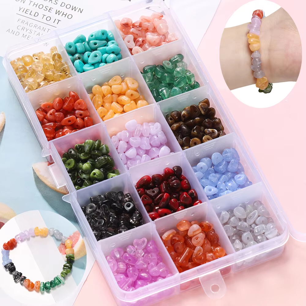 About 525pcs/Box Imitation Nat – Jewelry Making Organizer recenzja i cena