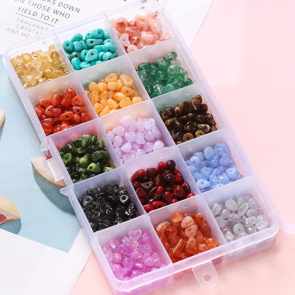 About 525pcs/Box Imitation Nat – Jewelry Making Organizer recenzja i cena