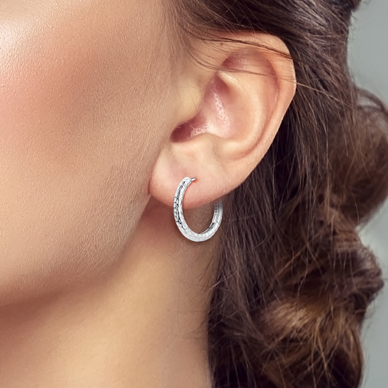 925 Sterling Silver Earrings W – Jewelry Making Hammer recenzja i cena